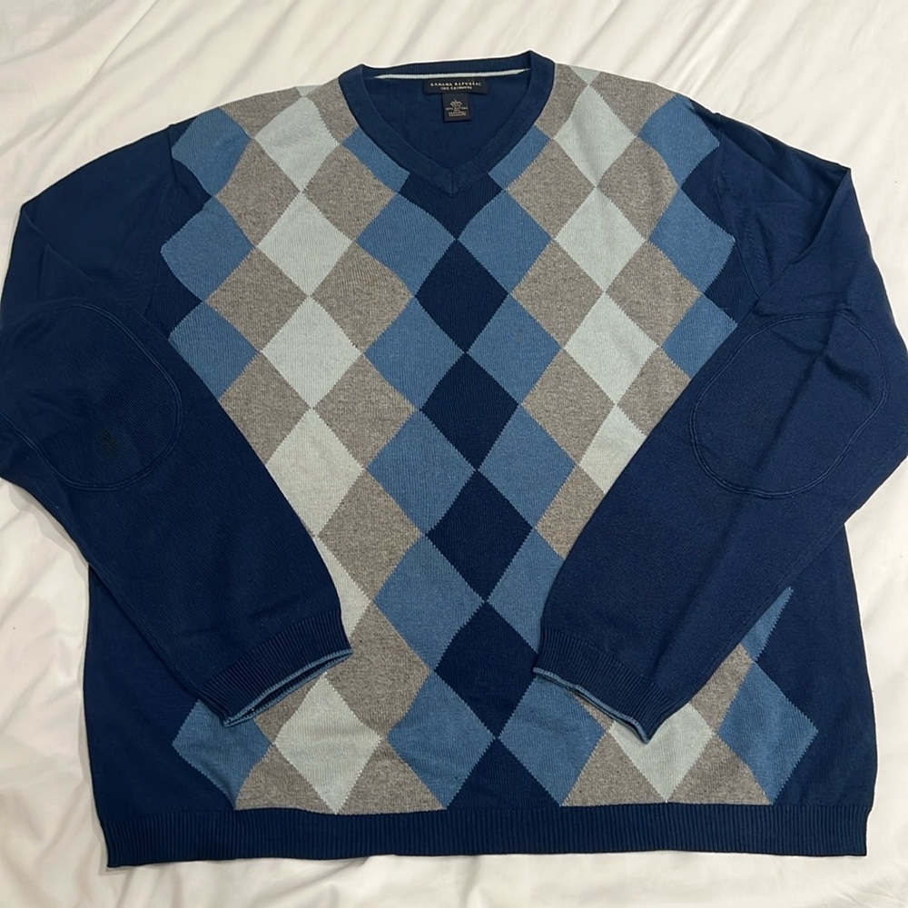 Banana Republic men’s sweater size L silk cashmere